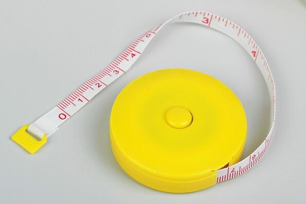 Penis length tape measure